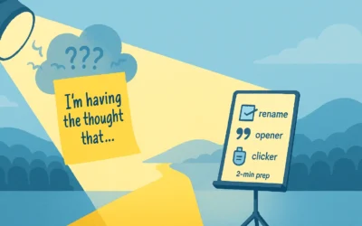 Pre-Presentation Catastrophizing: Defusing the Night-Before Trailer