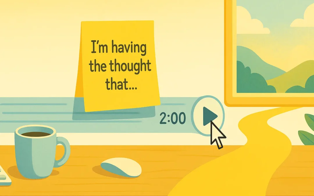 How to Practice Mindfulness at Your Desk (No Timer, No Cushion)