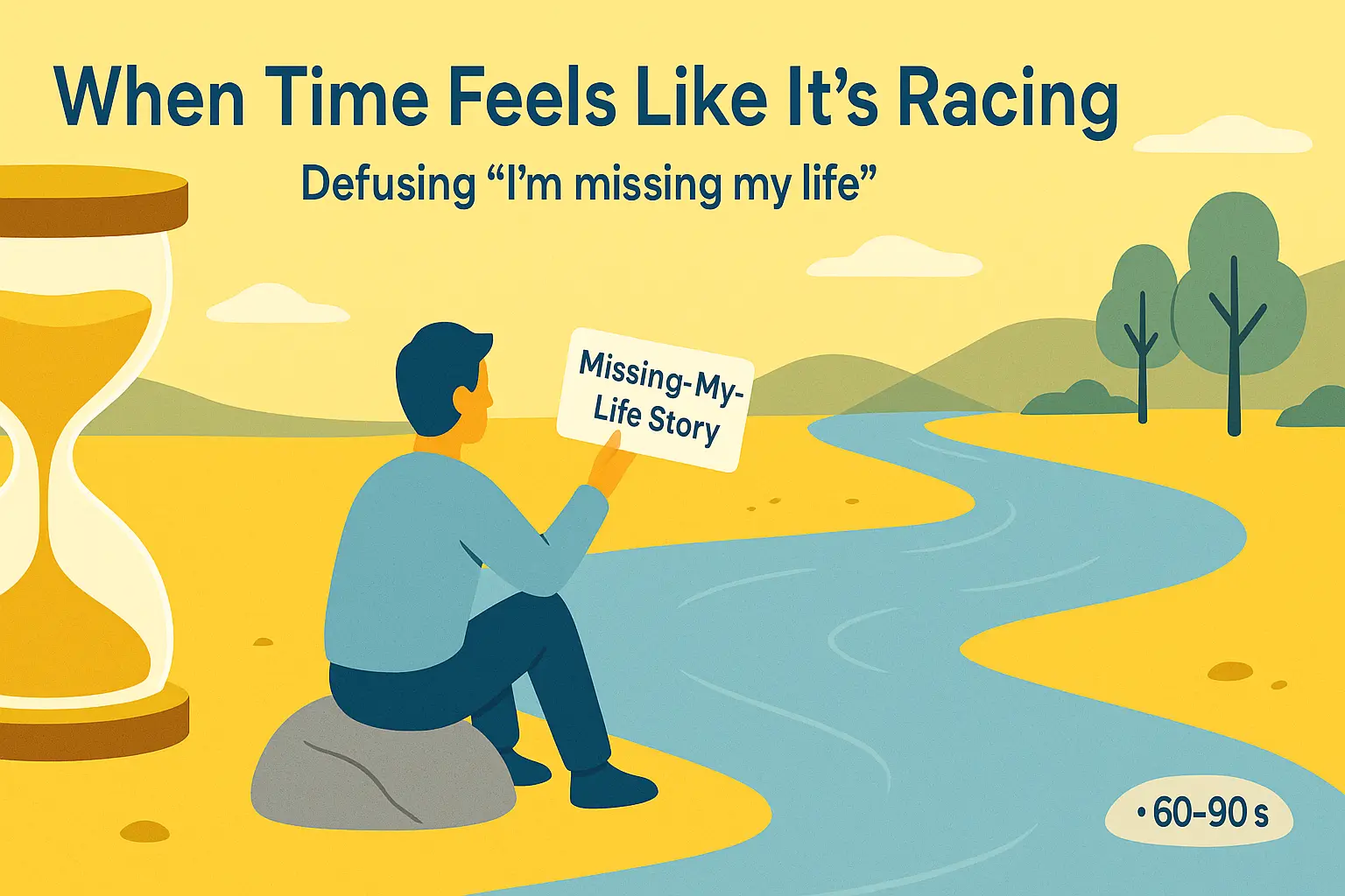 When Time Feels Like It’s Racing Defusing “I’m Missing My Life